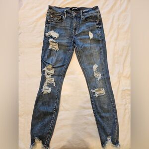 Express Skinny Stretch+ Mid Rise Jeggings
